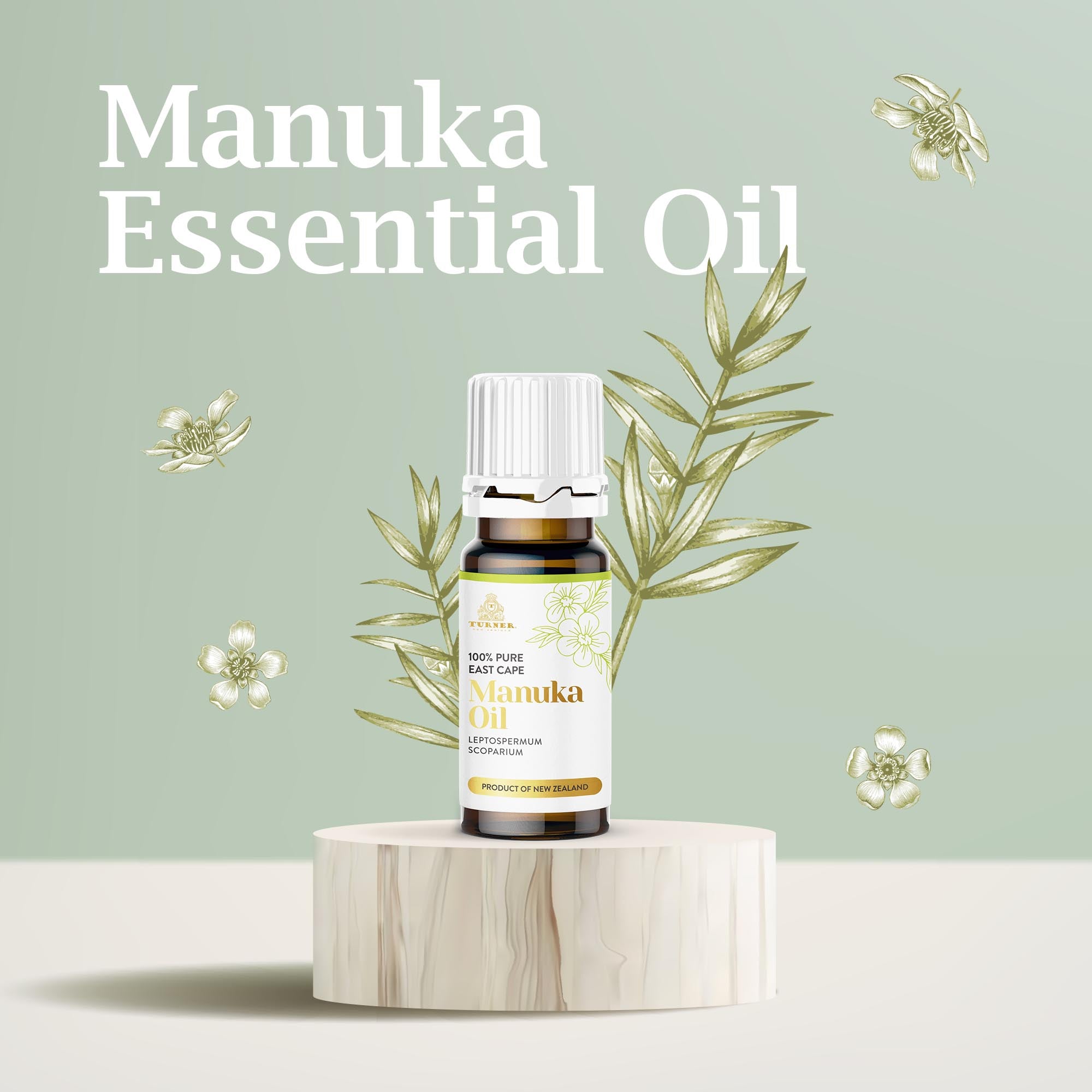 100% Pure Manuka Oil, TURNER New Zealand, 