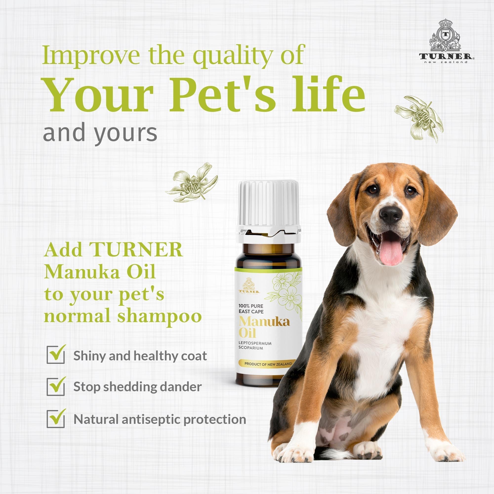 100% Pure Manuka Oil, TURNER New Zealand,