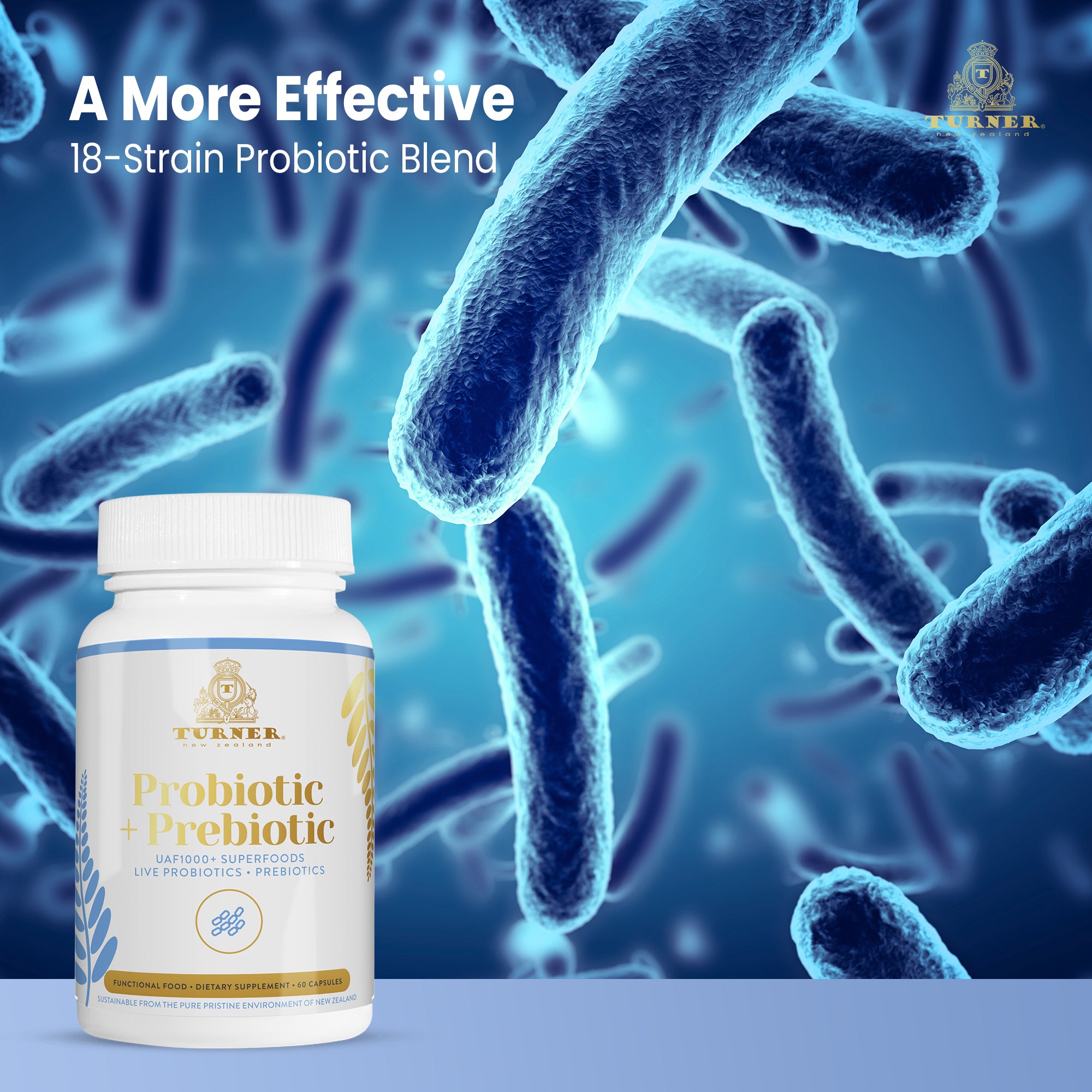 Probiotic+Prebiotic, TURNER New Zealand,