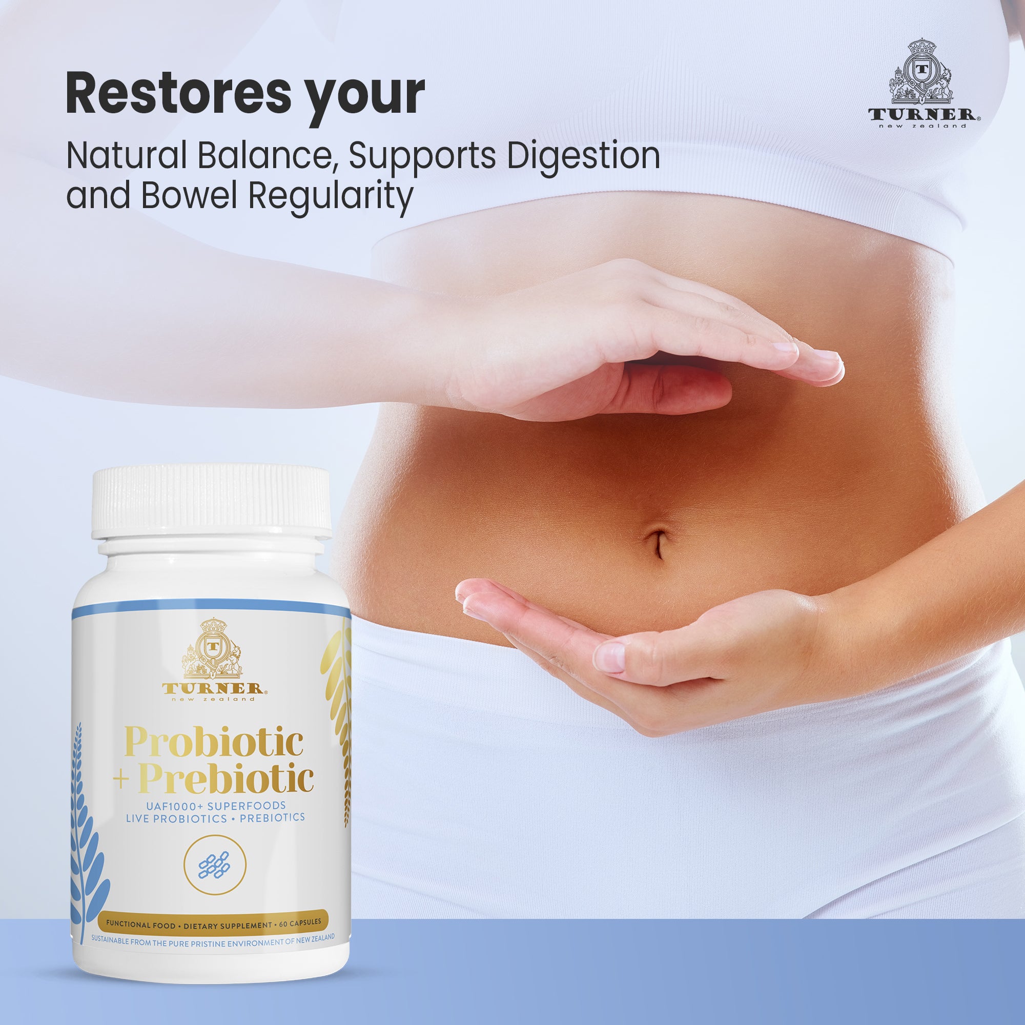 Probiotic+Prebiotic, TURNER New Zealand,