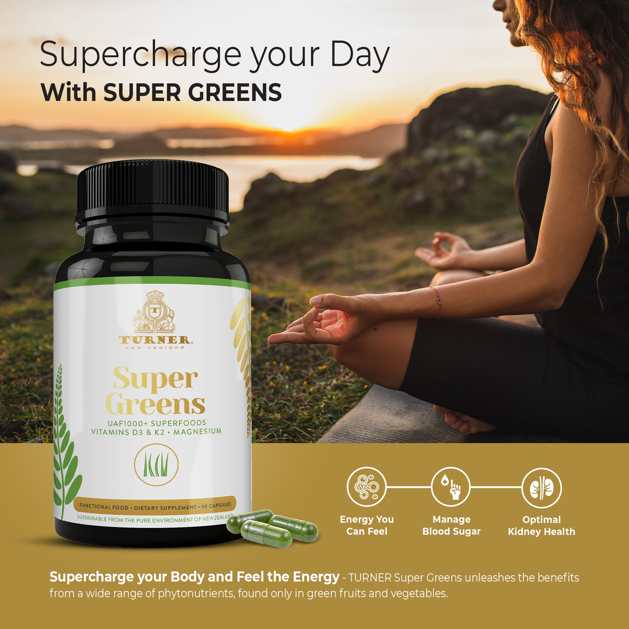 Super Greens, TURNER New Zealand,