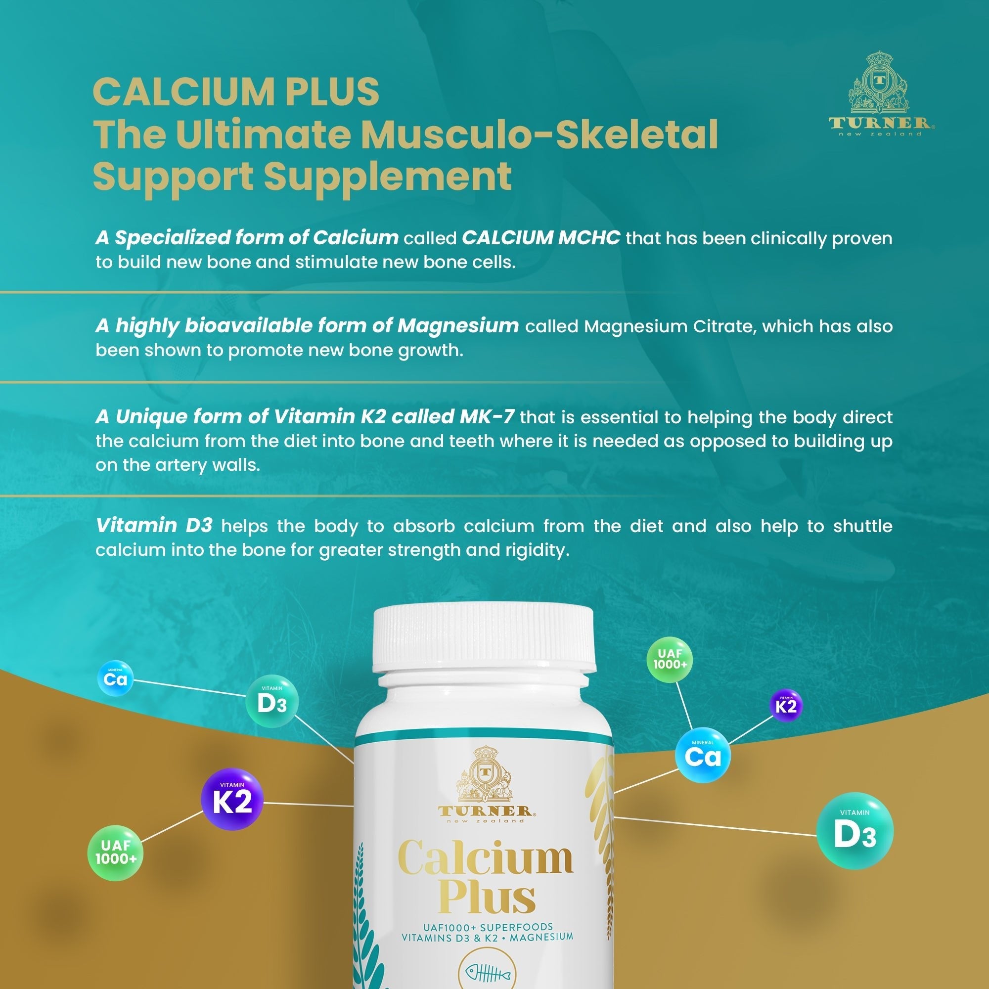 Calcium Plus, TURNER New Zealand,