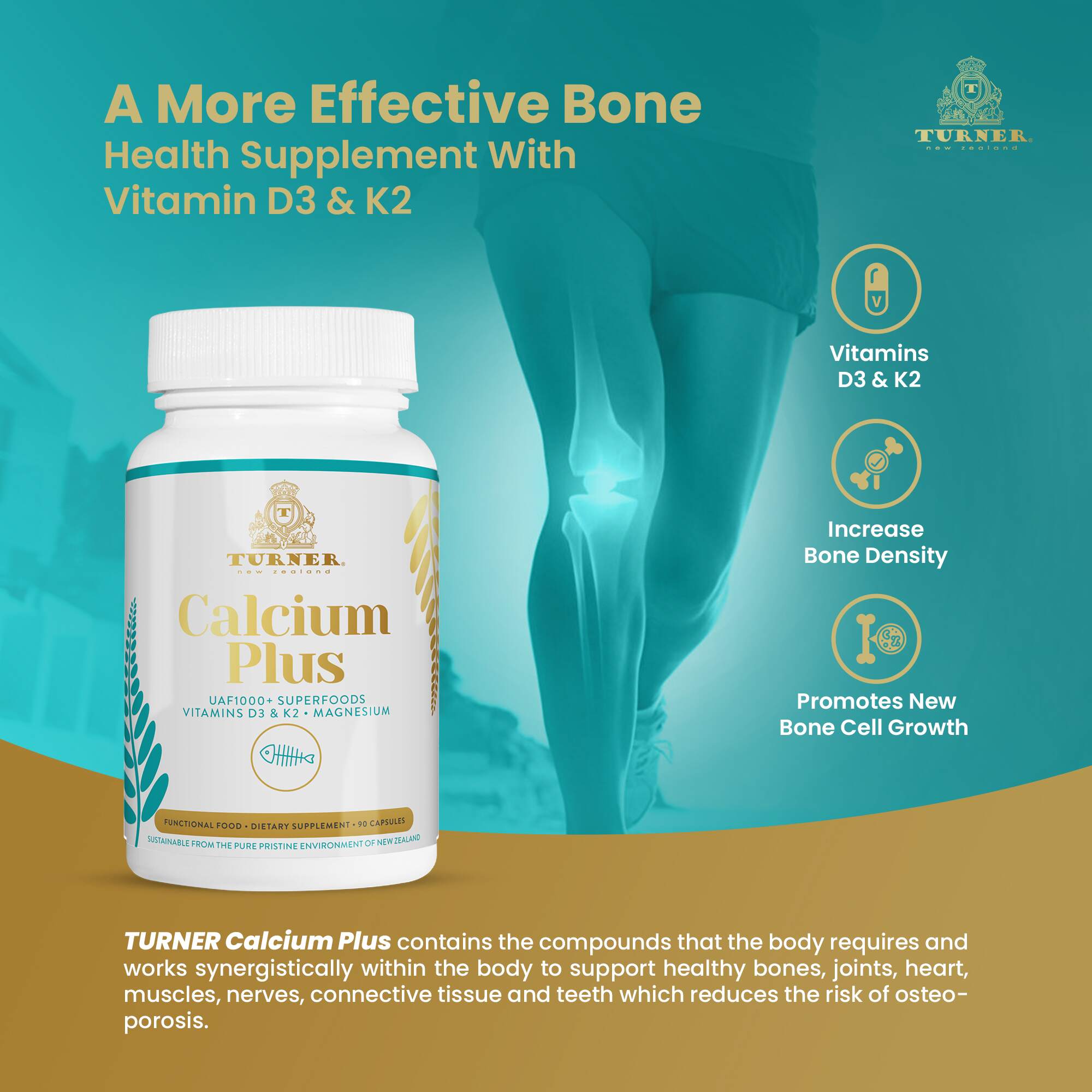 Calcium Plus, TURNER New Zealand,