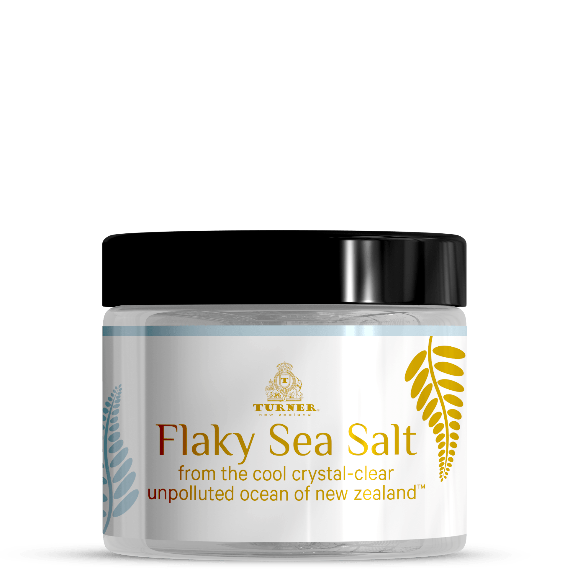 Mineral-Rich Flaky Sea Salt Jar, TURNER New Zealand,