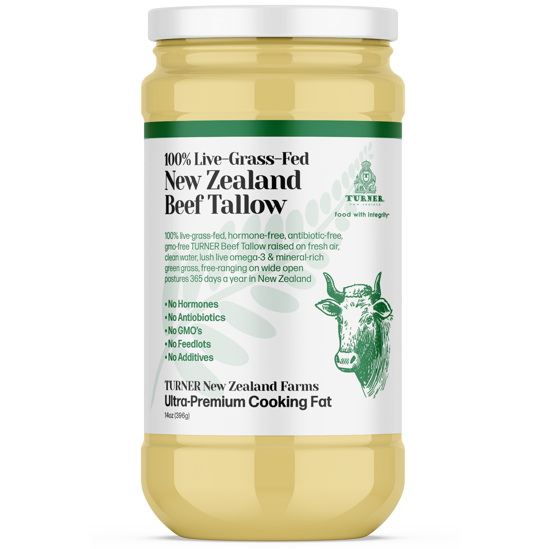 Beef Tallow, Ultra-Premium Cooking Fat 14oz