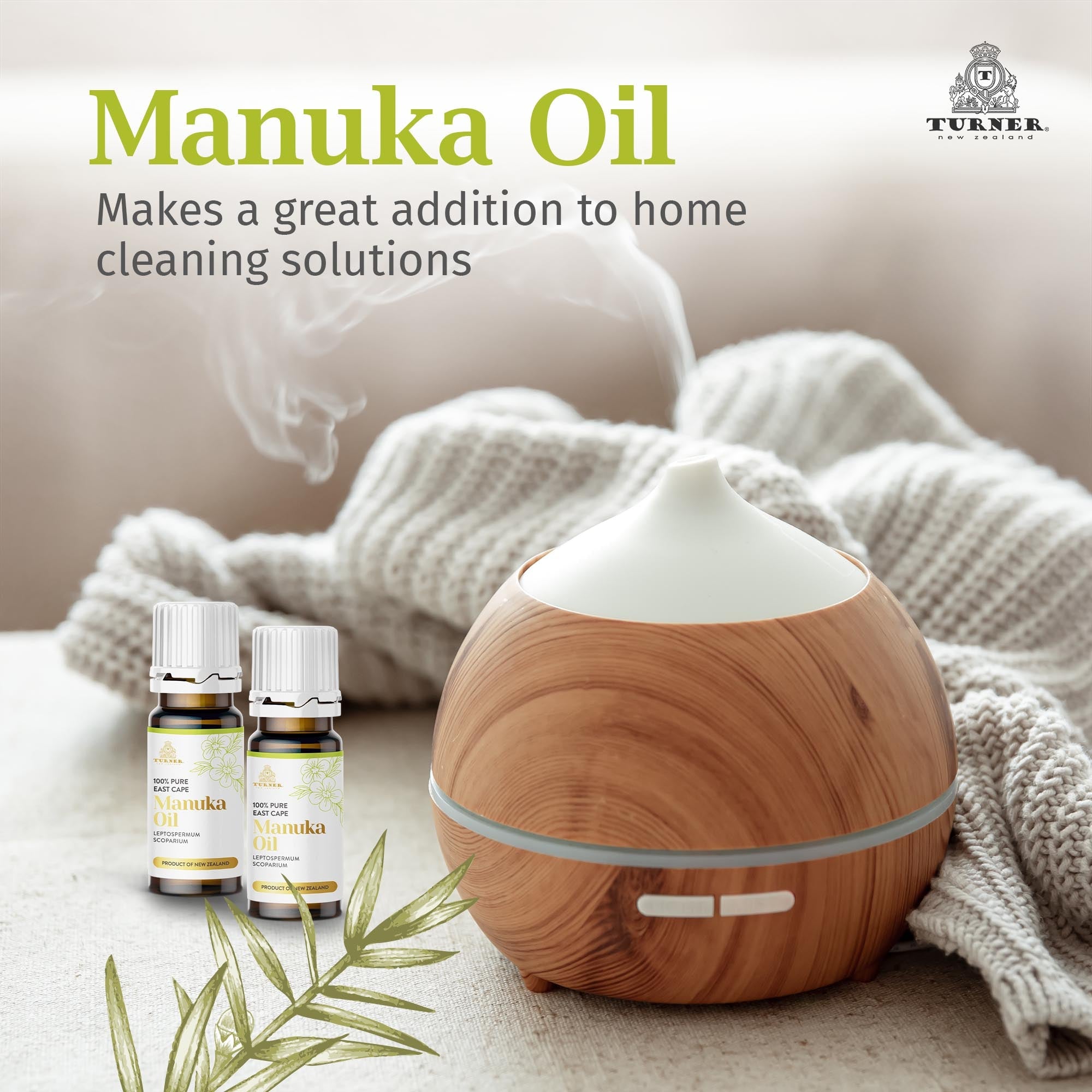 100% Pure Manuka Oil, TURNER New Zealand, 