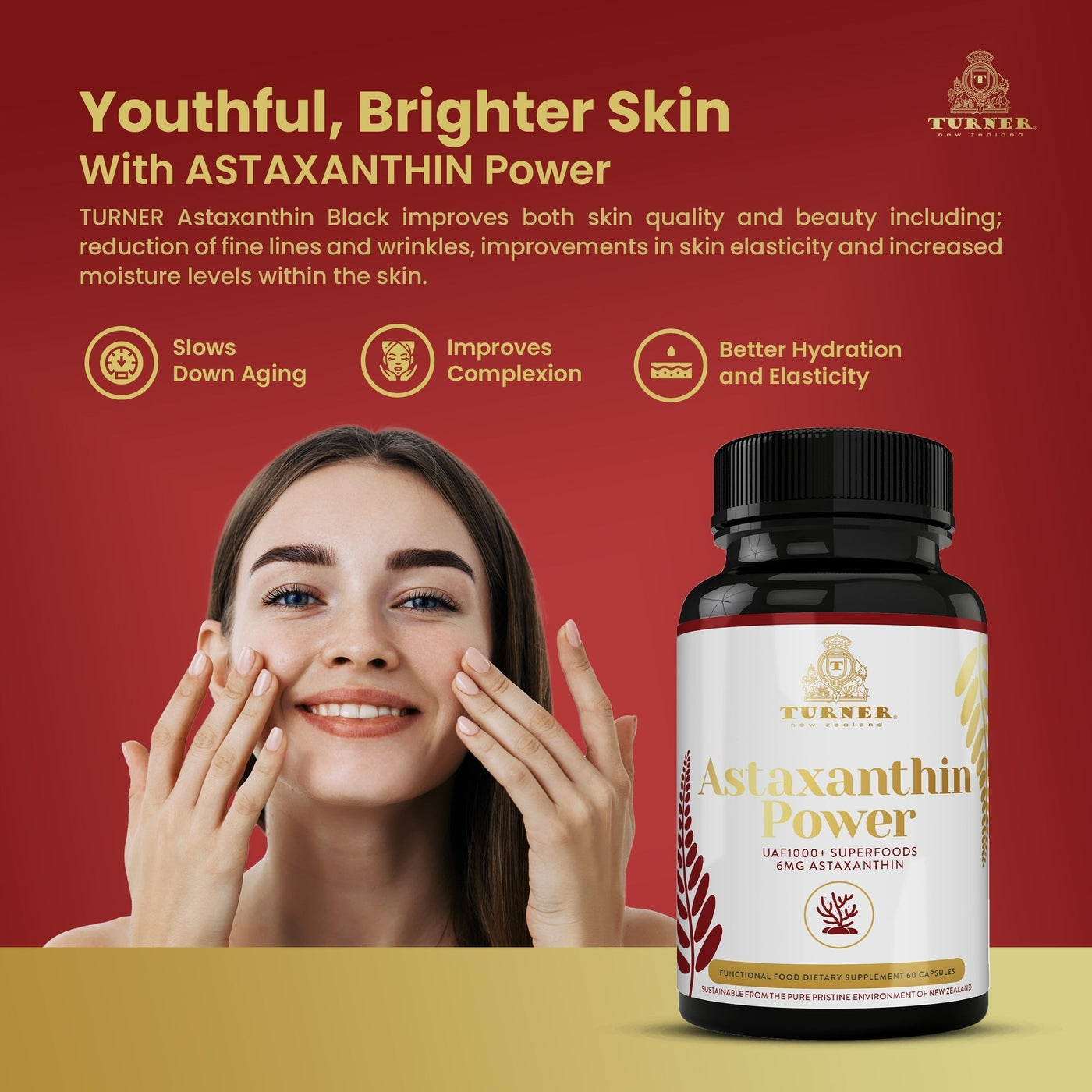 Astaxanthin capsules & supplement Astaxanthin best brand TURNER New